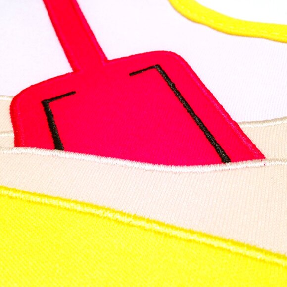 Dibs on Bibs, Sand Bucket Baby Bib - Picture 2 of 7